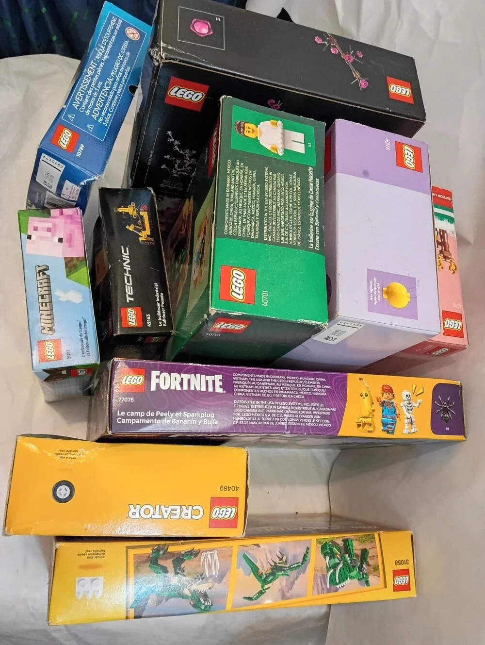 LEGO Lot Of 10 New Damage Box